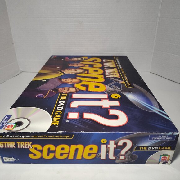 Star Trek Scene It The DVD Game Mattel Trivia Board Game 2008 All Series- Unused - Picture 3 of 8